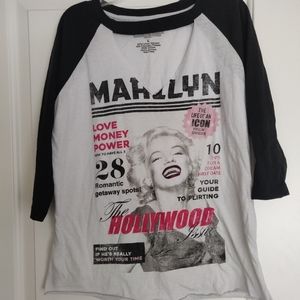 Marilyn Monroe Raglan tshirt
